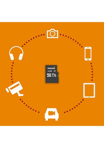 Phılıps Microsd 16gb Fm16mp45b/00 Class10 Hafıza Kartı