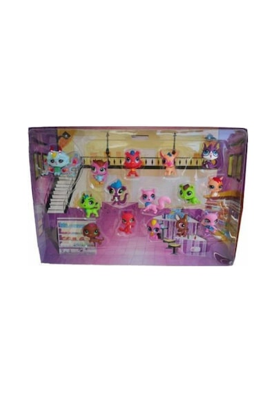 Pet Shop Miniş Evcil Hayvan Minişler 15 Adet Birden Kutulu