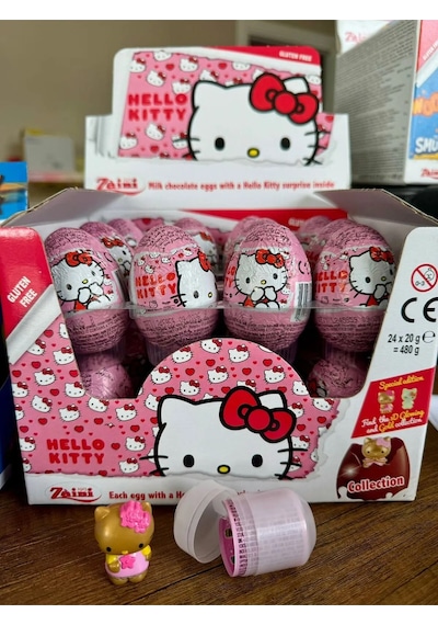 Hello Kitty Çikolatalı Sürpriz Yumurta 3 x 20 G