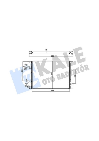 Kale 358225 Kondenser Hyundaı Accentblue 1.6 Crdı 11-i20-kıa Rıo Iıı Al/al 976061r300 -