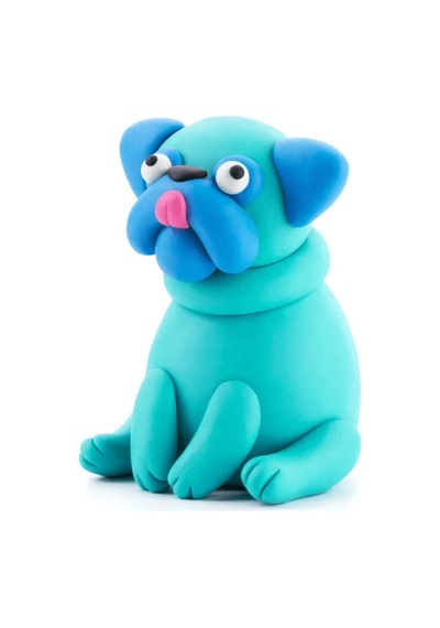 Hey Clay Yaratıcı Kil Seti - Spitz, Shiba Inu, Pug Çok  Renkli