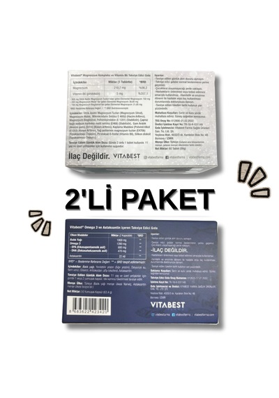 Vitabest Omega 3 Balık Yağı Trıgliserid Form 50 Kapsül