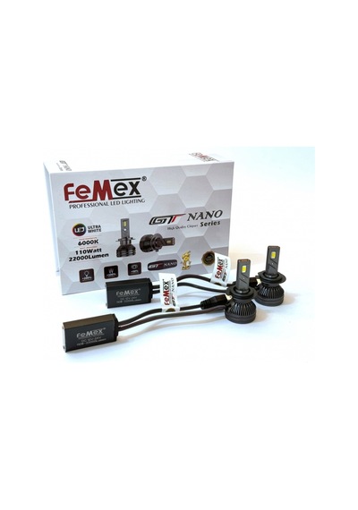 Femex Gt Nano Pro Csp Lextar Hır2 9012 Led Xenon Led Headlight