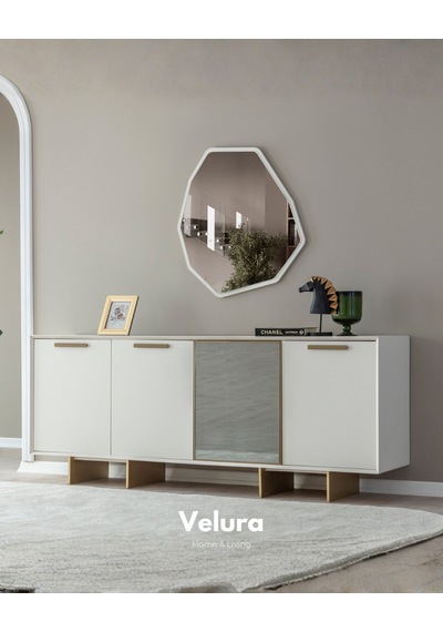 Valore Konsol Ayna Hariç Beyaz