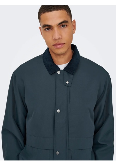 Only & Sons Onskosmo Padded Erkek Ceket 22034856 Mavi