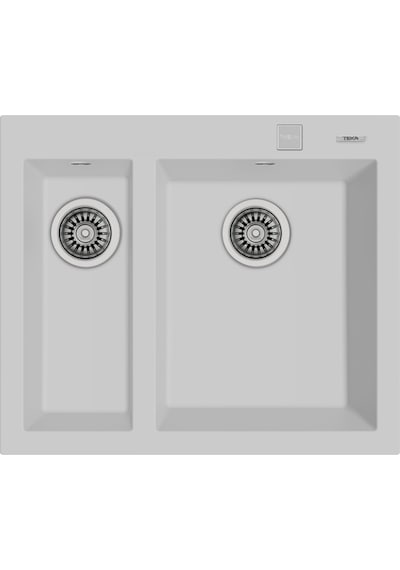 Teka Forsquare 590 Tg Çift Hazneli Tegranite+ Eviye - Arctic White - 115260023
