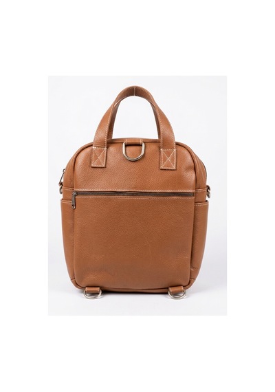 Levano Leather Premium Hakiki Dana Derisi Erkek El Ve Omuz Çantası 30x28 Cm Taba Taba