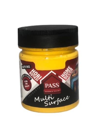 Pass Multi Surface Hobi Boyası 1016 Sarı 120 Cc