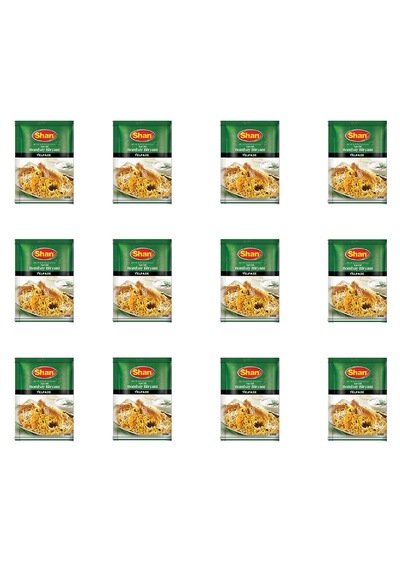 Yelpaze Shan Bombay Biryani Basmati Pilav Baharatı 12 x 30 G