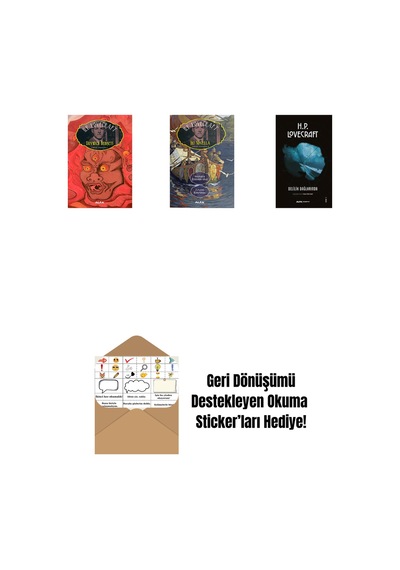 Dunwich Dehşeti + İki Novella + Delilik Dağlarında + Okuma Sticker'ları