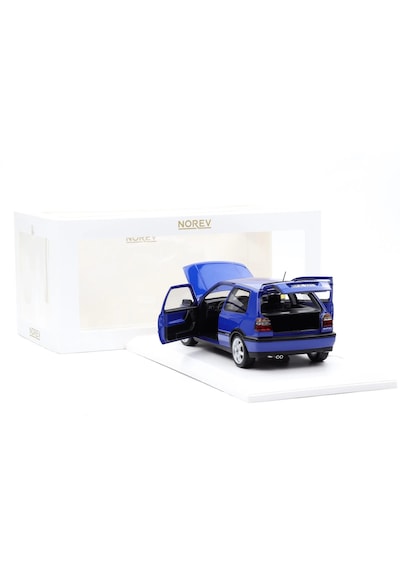 1:18 Ölçek Norev 1994 Volkswagen Golf 3 Gtı Jazz Blue Diecast Metal Minyatür Model Araba 25cm