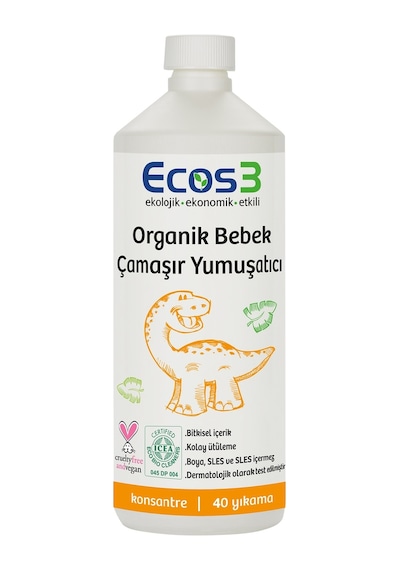Ecos3 Organik Bebek Çamaşır Seti 2'li