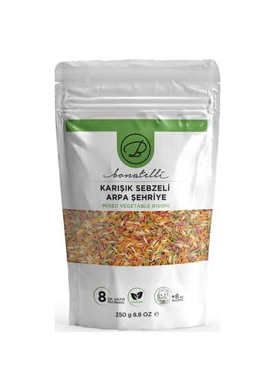 Karışık Sebzeli Arpa Şehriye 250 G Bebek Makarna +8 Ay