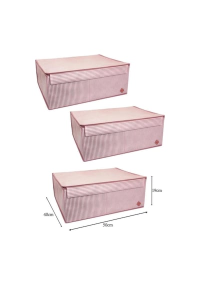 Düzenleyici Kutu Organizer Cırtlı Saklama Hurç Maxi Boy 30cm X 40cm X 50cm 5 Adet Açık Gri