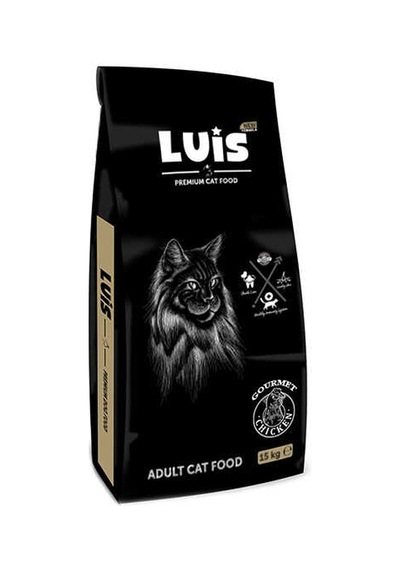 Luis Renkli Taneli Tavuklu Kedi Maması 15 Kg