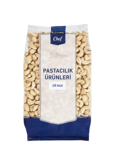 Metro Chef Çiğ Kaju 1 Kg - Doğal Atıştırmalık Ve Tatlı Malzemesi Tarı