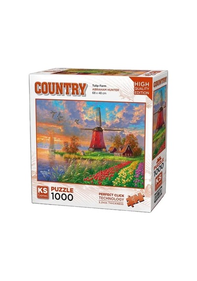Ks Games Puzzle 1000 Parça Tulip Farm 20787