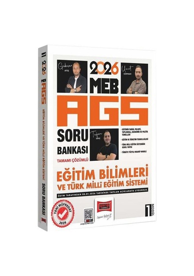 Yargı 2026 Meb-ags Eğitim Bilimleri Ve Türk Milli Eğitim Sistemi Soru Bankası Modül-1 Çözümlü - Tufan Genç Yargı Yayınları