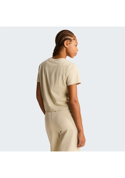 The North Face Essential Light Wide Leg Kadın Krem T-shirt Nf0a8gr1dom1