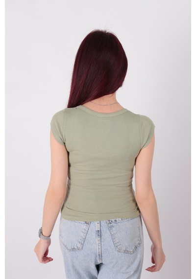 Busem S0016476 Kadın Bluz Su Yeşil