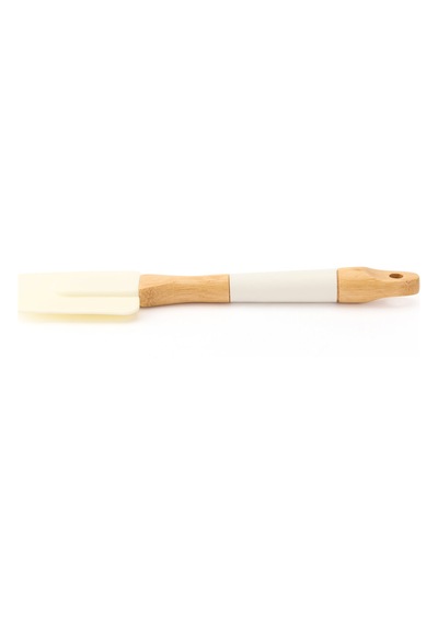 Aroww Ahşap Saplı Silikon Spatula - Asorti Çok Renkli