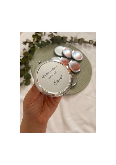 Kişiselleştirilebilir Şeffaf Etiketli Metal Ayna 5 Adet Bride To Be, Kına, Nişan , Söz Hediyelik - 924376237 Diğer