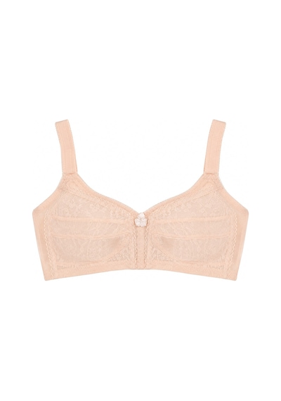 Cottonill Bra -rosina Ten Büyük Beden Dantelli Balensiz Minimizer Ayarlanabilir Askılı Kadın Sütyen
