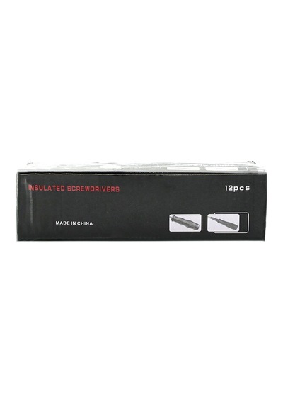 Lrd-155 Insulated Kademeli 2in1 Tornavida - Çift Taraflı Mıknatıslı Uç Silikon Saplı- 12'li Paket