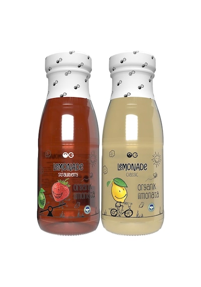 OG natural Organik Limonata Ve Çilekli Limonata Seti Set