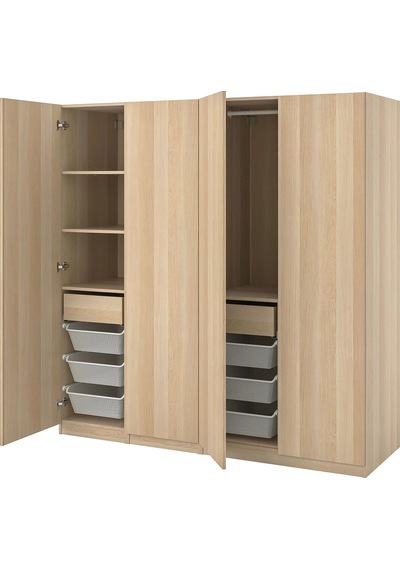 Ikea Meşe Modern Kapaklı Gardırop Ikea Meşe Modern Kapaklı Gardırop