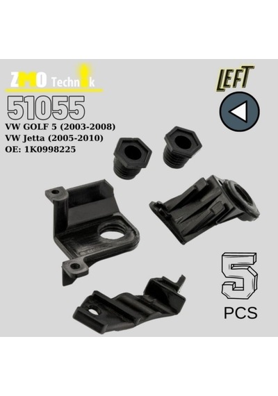 Far Tamir Kiti Vw Golf V - Jetta Iıı Sol 2003-2009 1k0998225
