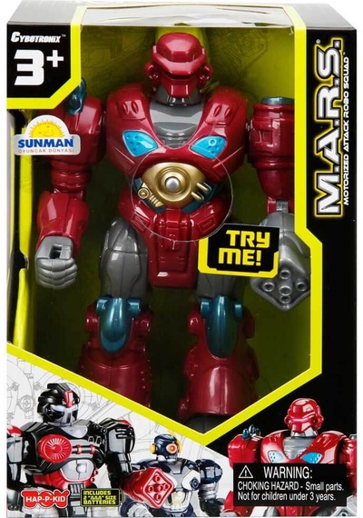 Happy Kid M.a.r.s. Işıklı Yürüyen Robot 57674 Kırmızı