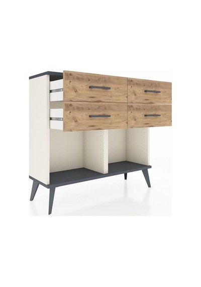 Arges Şifonyer 4 Çekmeceli 88x30x80 Aytaşı-antrasit/çam Antrasit/çam Arges Şifonyer 4 Çekmeceli 88x30x80 Aytaşı-antrasit/çam Antrasit/çam