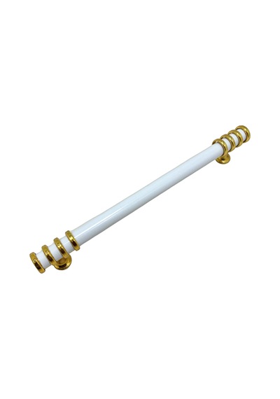 Detay Boru Beyaz Altın Dolap Kulpu Mobilya Ve Mutfak Dolap Kulpu Beyaz - Altın 160mm 1 Adet Beyaz Altın
