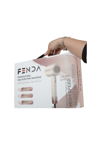 Fenda Profesyonel Saç Kurutma Makinesi Pembe Fndsackr0012pn