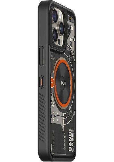 Apple Uyumlu iPhone 14 Pro Kılıf Özelleştirilebilir 3 Fonksiyonlu Bluetooth Bağlantılı Bitmo Lab Bangcase A