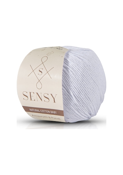 Premium Amigurumi Ipi Punch Panç Baby Soft Cotton 50 Gr Örgü Ip Beyaz