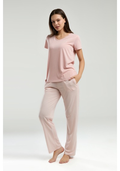 Pierre Cardin Kadın Pembe Pijama Takımı Pc9011-s-v1 Pembe