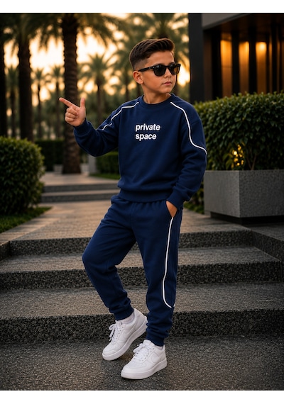 Kokoş Bebe Private Space Erkek Çocuk Takım - 7/10 Yaş - 31909 Lacivert