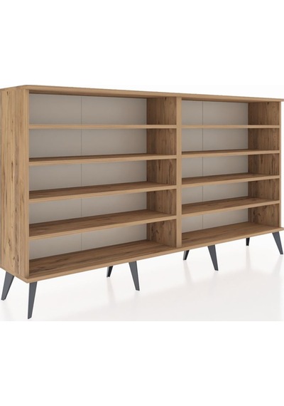 Arges Konsol 8 Raflı 176x30x99 Çam-çam Çam-çam Arges Konsol 8 Raflı 176x30x99 Çam-çam Çam-çam
