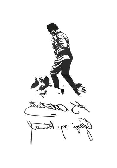Caş Dekorasyon Atatürk İmzası Geçici Dövme Tattoo