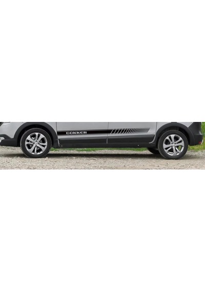 Renault Dacia Dokker Yan Kapı Şerit Sticker Etiket Modeli