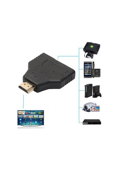 Hdmi Çoklayıcı Çoğaltıcı 2 Giriş 1 Çıkış 2 Port Çoğaltıcı Hub
