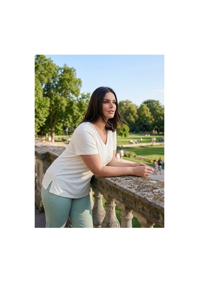 Hanezza Kadın Büyük Beden V Yaka Yanı Yırtmaçlı Pamuklu Viskon T- Shirt Serifikalı Kumaş Beyaz - 30798238 Beyaz Hanezza Kadın Büyük Beden V Yaka Yanı Yırtmaçlı Pamuklu Viskon T- Shirt Serifikalı Kumaş Beyaz - 30798238 Beyaz