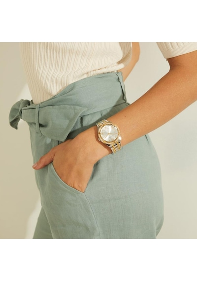 Guess Gugw0033l4 Altın Kaplama Taşlı Kadın Kol Saati