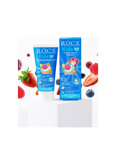 Kids Diş Macunu 3-7 Yaş 35 Ml Meyve Külahı