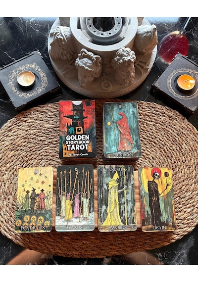 Golden Story Tarot Destesi 78 Kart - Arındırma Kesesi Hediyeli