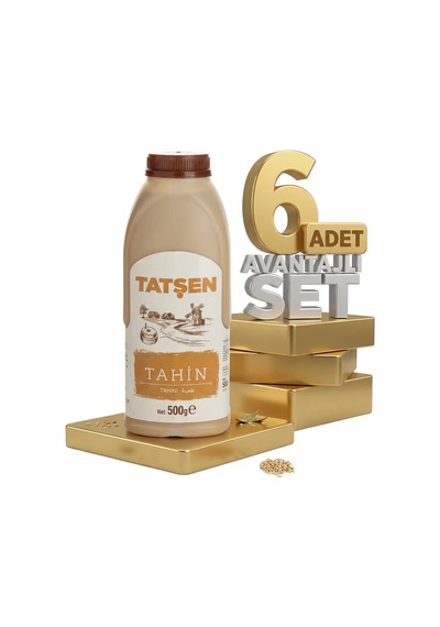Tatşen Tahin 6x500 Gr Bidon