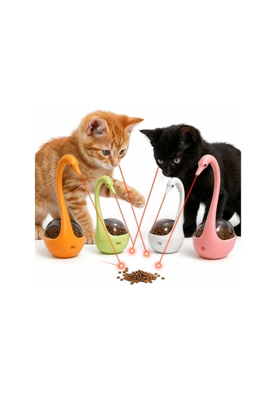 İnteraktif Kedi Oyuncağı Lazerli Mama Dispenseri Pembe Otomatik Hareketli Kedi Oyunu, Lazer Pointer Kedi Oyuncağı, Denge Oyuncak, Ödül Mamaları İçin Piller Dahil İnteraktif Kedi Oyuncağı Lazerli Mama Dispenseri Pembe Otomatik Hareketli Kedi Oyunu, Lazer Pointer Kedi Oyuncağı, Denge Oyuncak, Ödül Mamaları İçin Piller Dahil