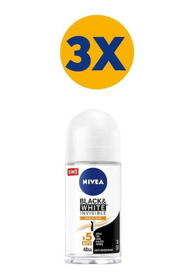 Nivea Invisible Black&White Güçlü Etki Kadın Roll-On Deodorant 50 ML